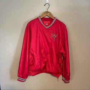 Tampa Bay Buccaneers Red Windbreaker Jacket
